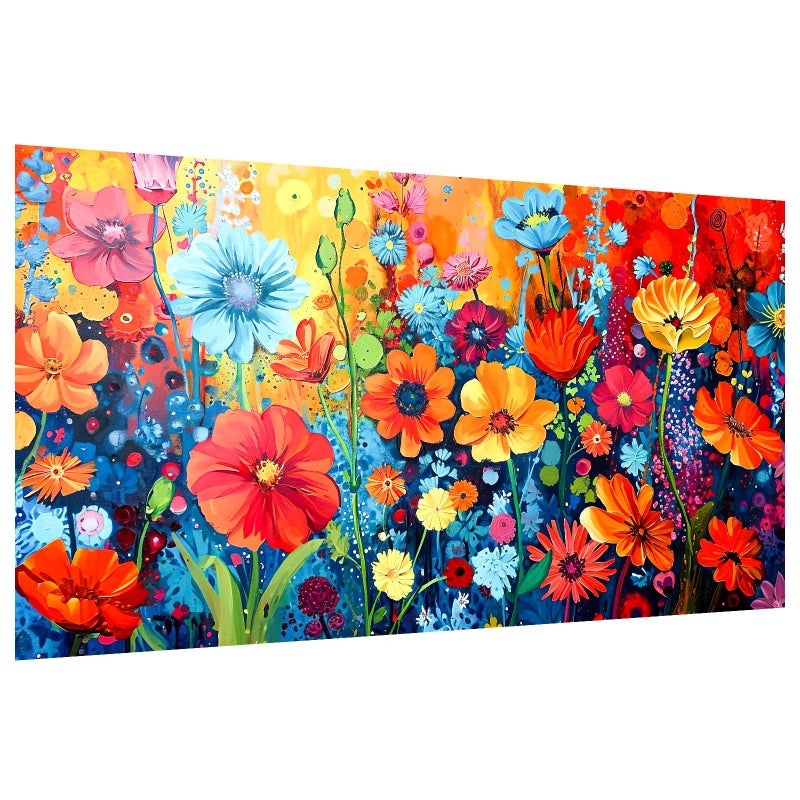 JOOZ Diamond Painting Kits for Adults - DIY 5D Large Diamond Art Kits for Adults Flowers  Full Drill Diamond Art Flowers Kit  Gem Art Kits for Home Wall Decor (27.5 X 15.7 Inch) - Image 1